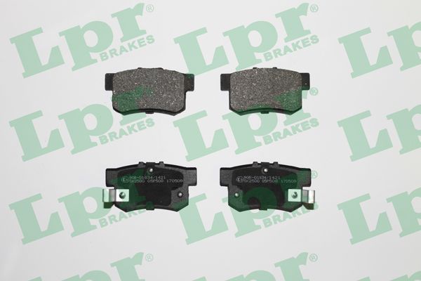 LPR Комплект тормозных колодок, дисковый тормоз 05P508