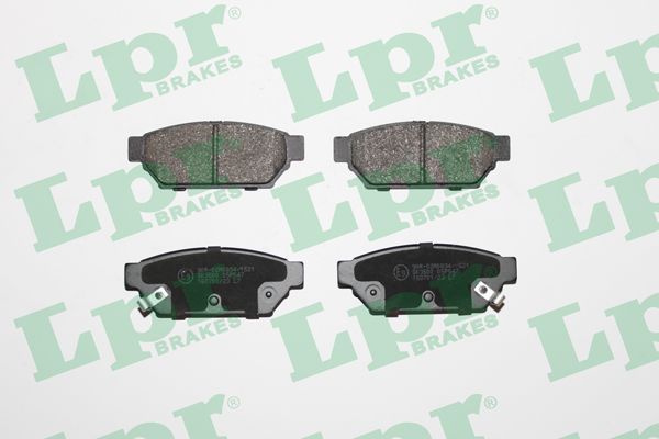 LPR Комплект тормозных колодок, дисковый тормоз 05P547