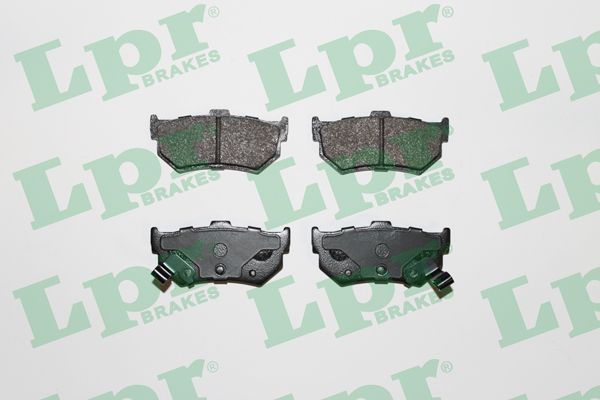 LPR Комплект тормозных колодок, дисковый тормоз 05P751