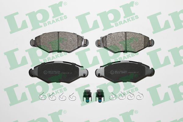 LPR Комплект тормозных колодок, дисковый тормоз 05P903