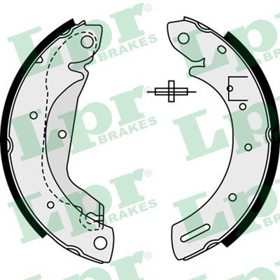 LPR Комплект тормозных колодок 08500