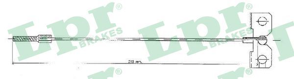 LPR Тросик, cтояночный тормоз C0485B