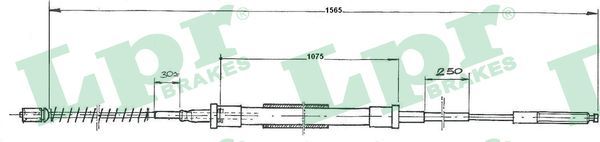 LPR Тросик, cтояночный тормоз C0934B