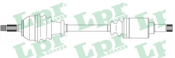 LPR Приводной вал DS38057