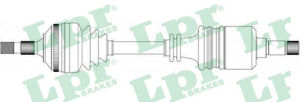 LPR Приводной вал DS38133