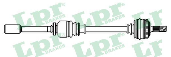 LPR Приводной вал DS52323