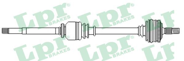 LPR Приводной вал DS52457