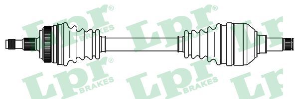 LPR Приводной вал DS52593