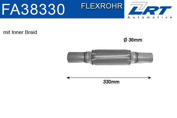 LRT Гофрированная труба, выхлопная система FA38330