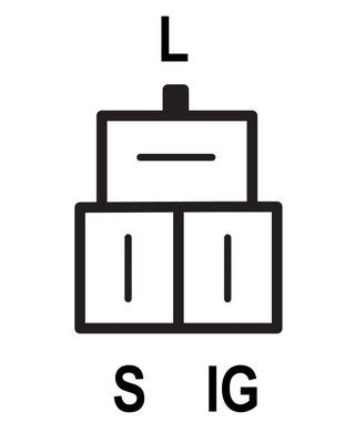 LUCAS kintamosios srovės generatorius LRA01230