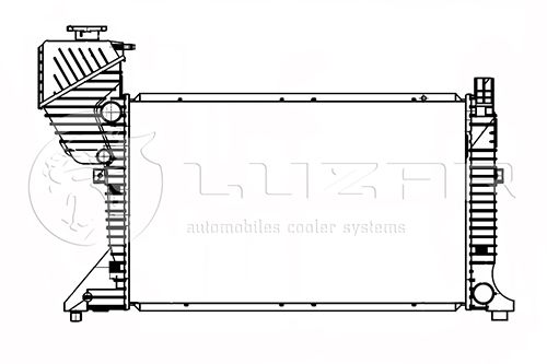 LUZAR radiatorius, variklio aušinimas LRc 1550
