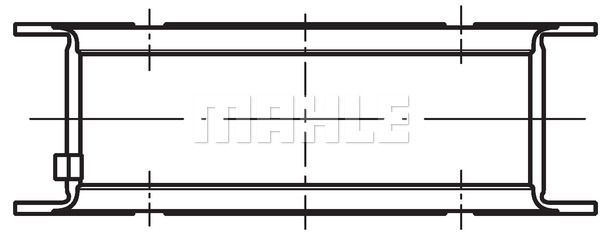 MAHLE Подшипник коленвала 001 FL 10167 000