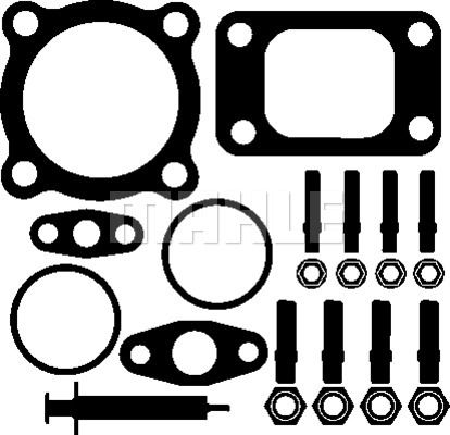 MAHLE montavimo komplektas, kompresorius 001 TA 14584 000