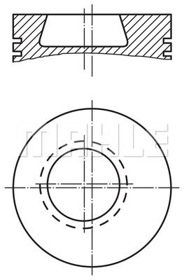 MAHLE stūmoklis 002 80 01