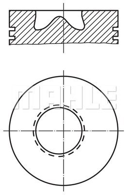 MAHLE Поршень 002 81 10