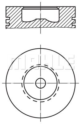 MAHLE Поршень 008 31 00