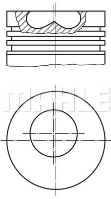 MAHLE Поршень 008 94 00