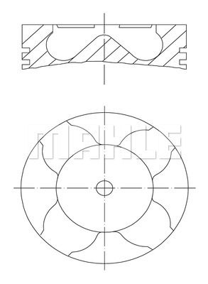 MAHLE stūmoklis 011 83 00