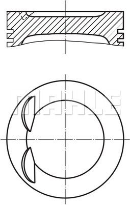 MAHLE Поршень 012 01 00