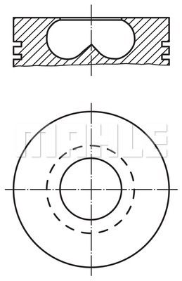 MAHLE Поршень 015 70 00