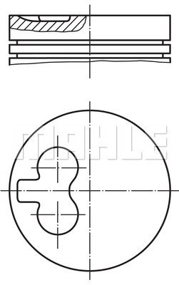 MAHLE Поршень 021 90 02