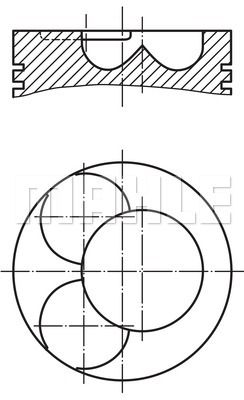 MAHLE stūmoklis 028 06 01