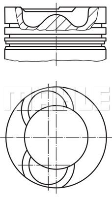 MAHLE stūmoklis 028 19 00