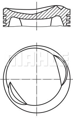 MAHLE Поршень 081 16 01