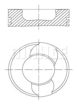 MAHLE Поршень 228 98 00