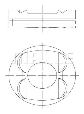 MAHLE Поршень 503 97 00