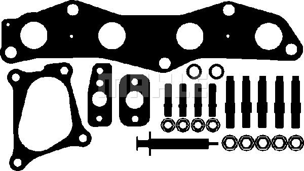 MAHLE montavimo komplektas, kompresorius 607 TA 17519 000