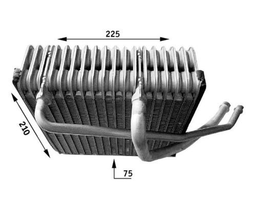 MAHLE Испаритель, кондиционер AE 44 000S