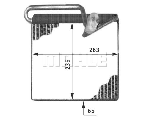 MAHLE garintuvas, oro kondicionierius AE 51 000P