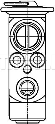 MAHLE Расширительный клапан, кондиционер AVE 57 000P