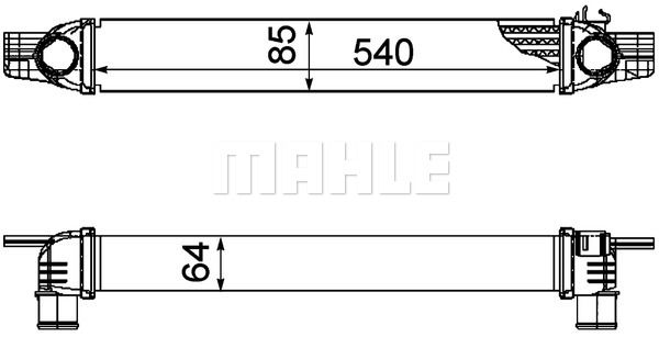 MAHLE Интеркулер CI 194 000P