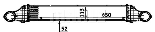 MAHLE Интеркулер CI 68 000P