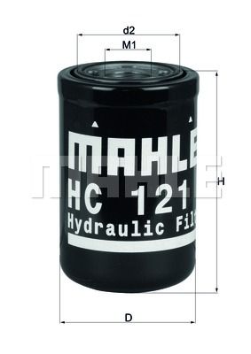 MAHLE hidraulinis filtras, automatinė transmisija HC 121