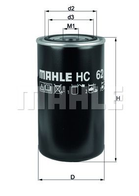 MAHLE Гидрофильтр, автоматическая коробка передач HC 62