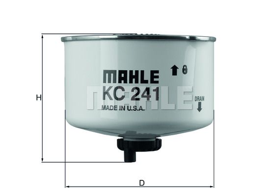 MAHLE kuro filtras KC 241D