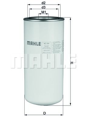 MAHLE Топливный фильтр KC 250