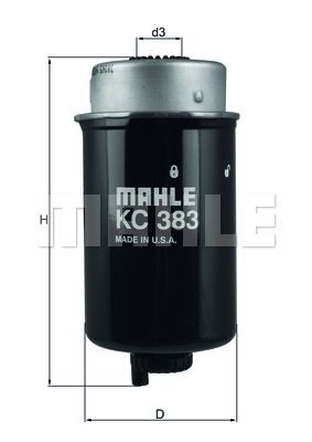 MAHLE kuro filtras KC 383