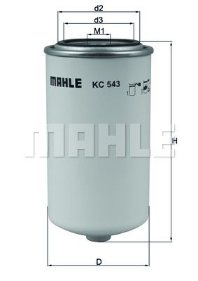 MAHLE kuro filtras KC 543