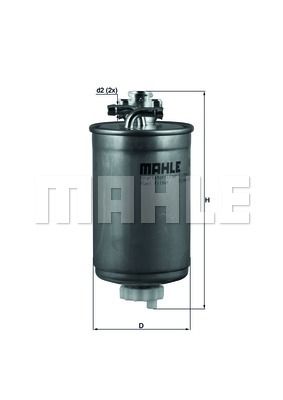 MAHLE Топливный фильтр KL 180