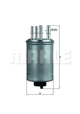 MAHLE Топливный фильтр KL 506