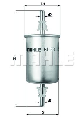 MAHLE kuro filtras KL 83