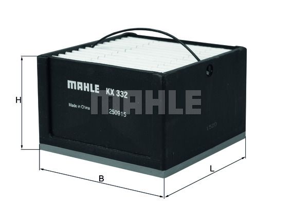 MAHLE Топливный фильтр KX 332