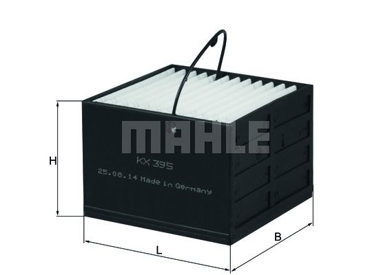 MAHLE kuro filtras KX 395