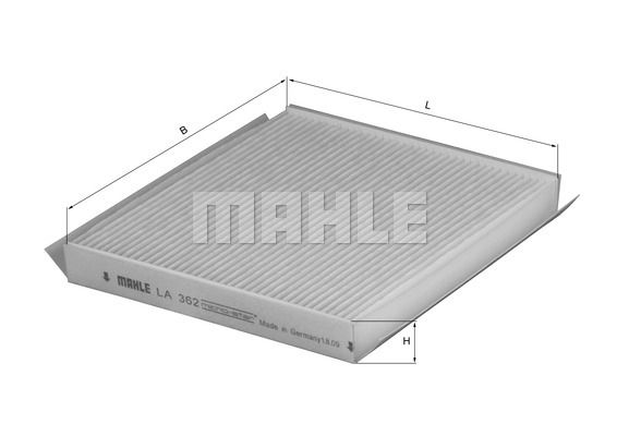 MAHLE filtras, salono oras LA 362