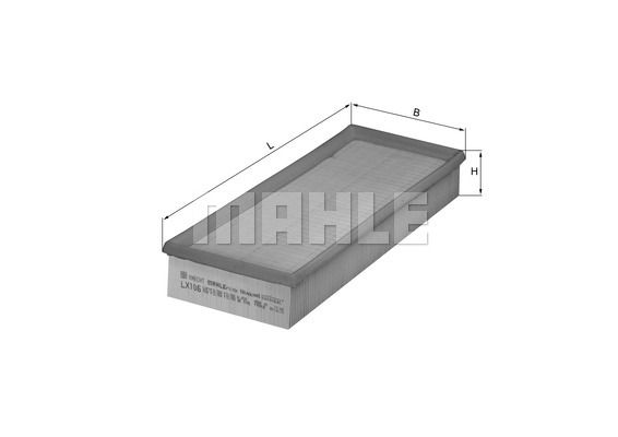 MAHLE oro filtras LX 106