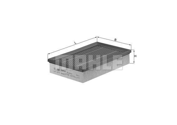 MAHLE Воздушный фильтр LX 1212